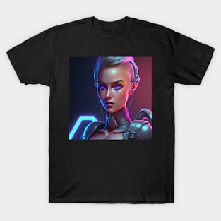 Cyberpunk Cybernetic Hacker T-Shirt